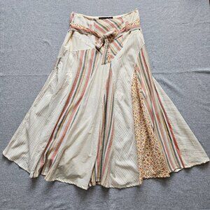 Vintage Metrostyle Y2K Bohemian Skirt Size 12 Floral Hippie Pixi Fairy Maxi NWOT